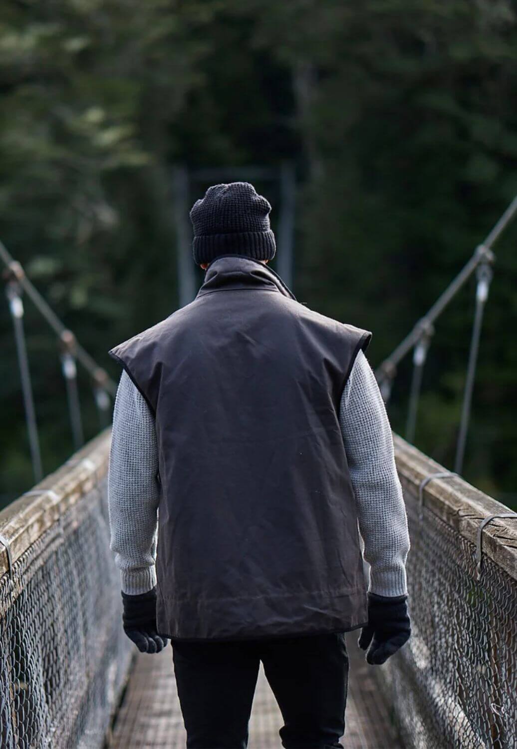 Swanndri Mens Levels Oilskin Vest