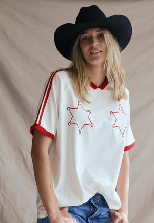 Whitney Spicer Womens Starry-Eyed Tee