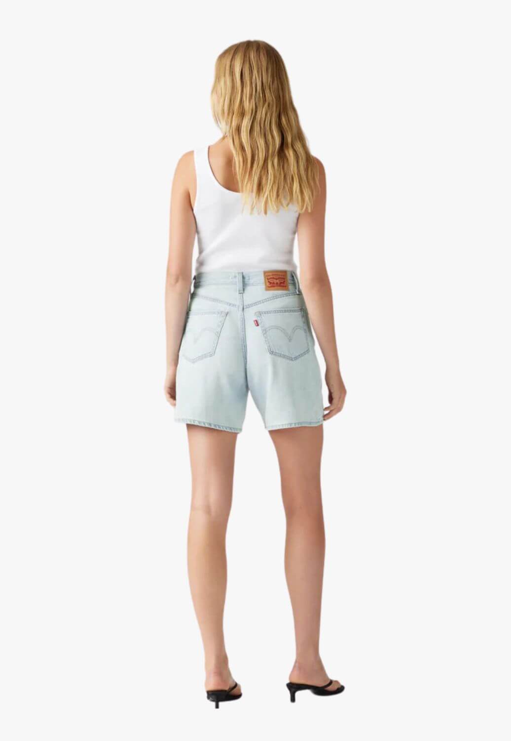 Levis Womens High Rise Baggy Shorts