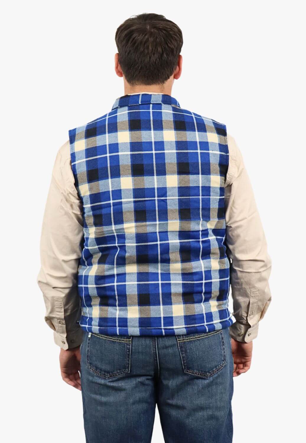 Pilbara Zipper Flannelette Quilted Vest