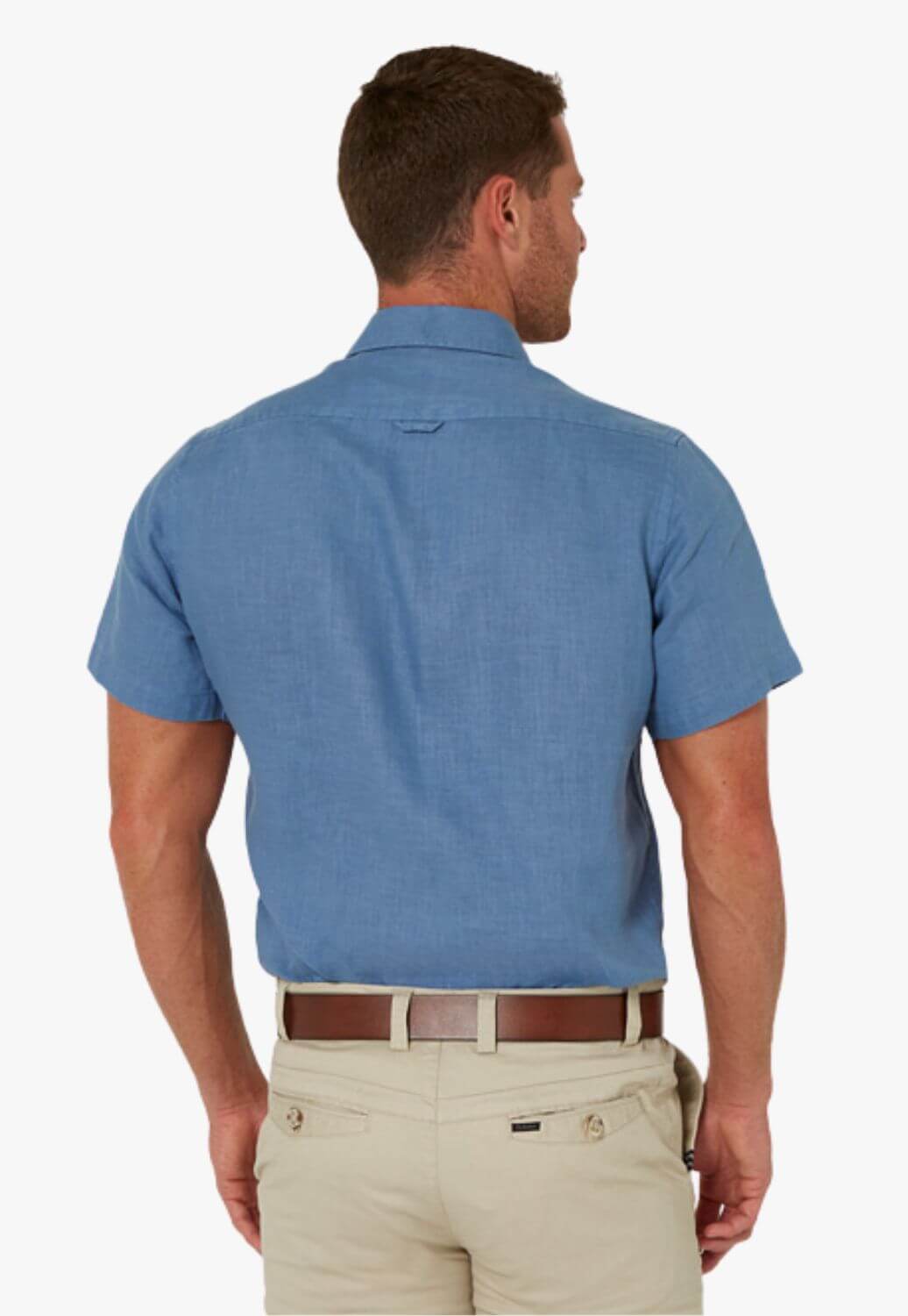 Pilbara Mens Linen Short Sleeve Shirt