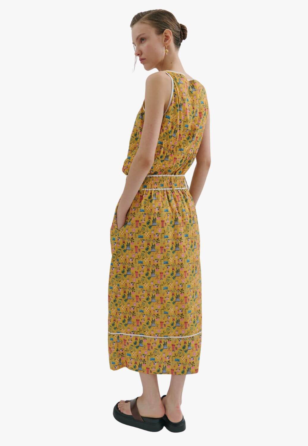 Maevarii Womens Alice Midi Skirt