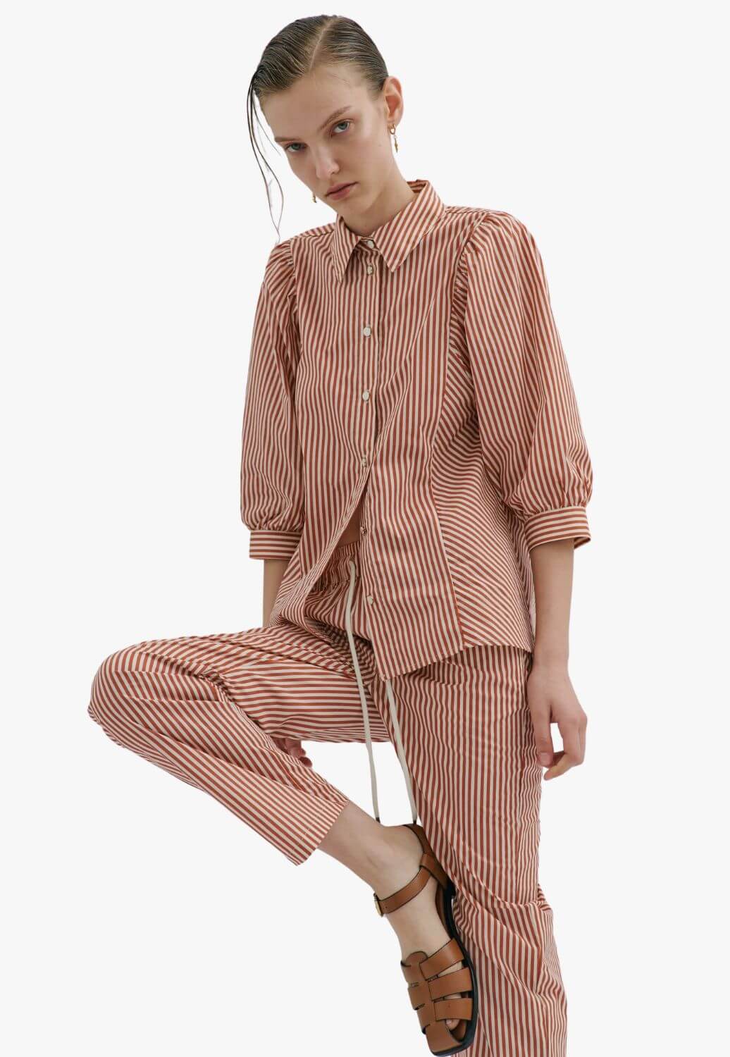 Maevarii Womens Tillie Stripe Shirt