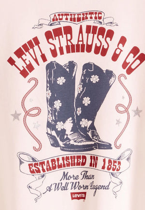 Levis Womens Vintage Daisy Boots Tee