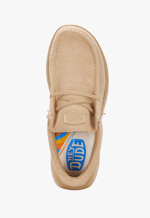 Hey Dude Womens Wendy COMF Suede Shoe