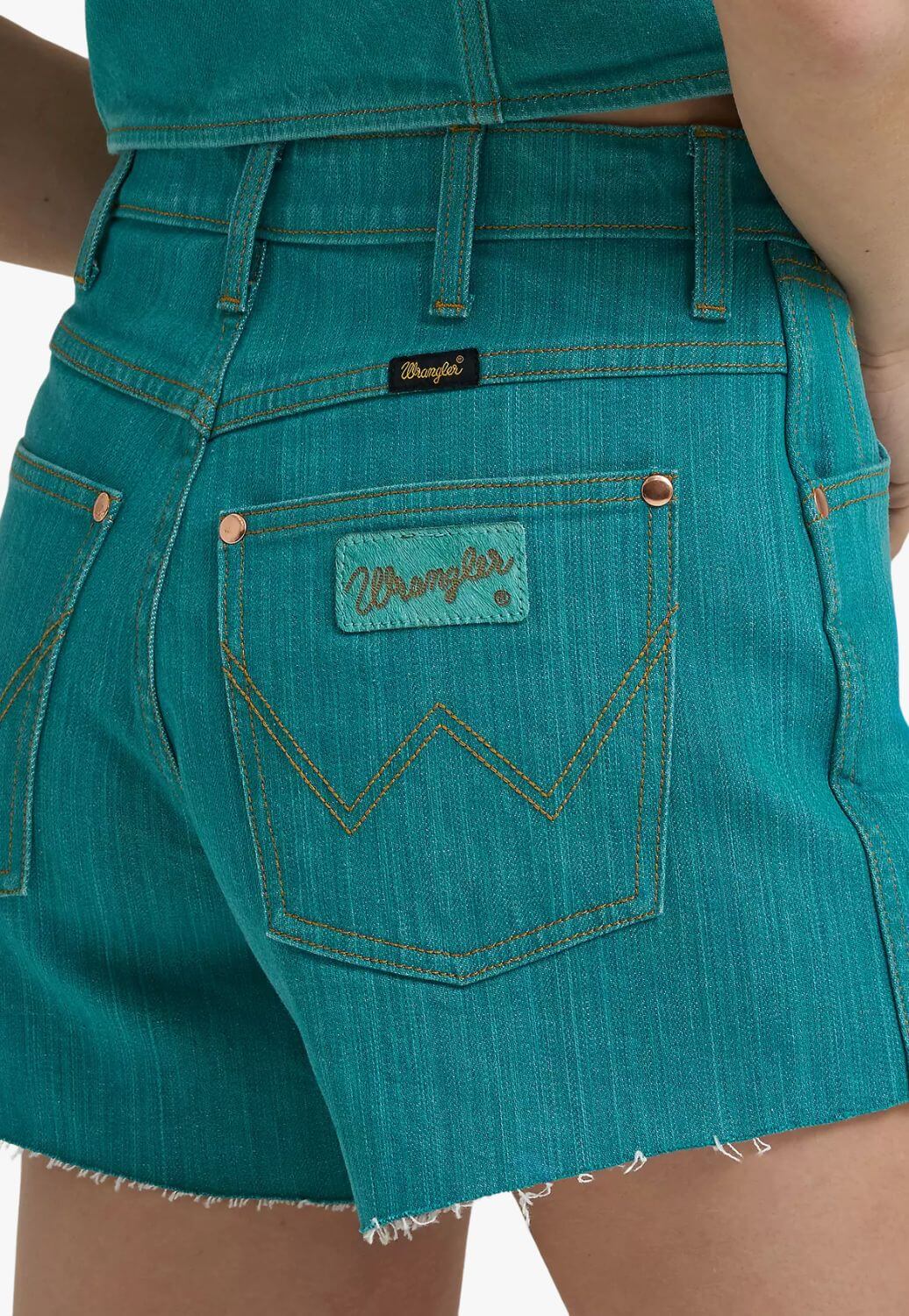 Wrangler X Lainey Wilson Womens High Rise Shorts