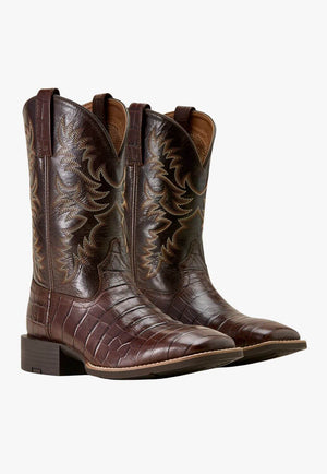 Ariat Mens Sport Crocodile Print Western Boot
