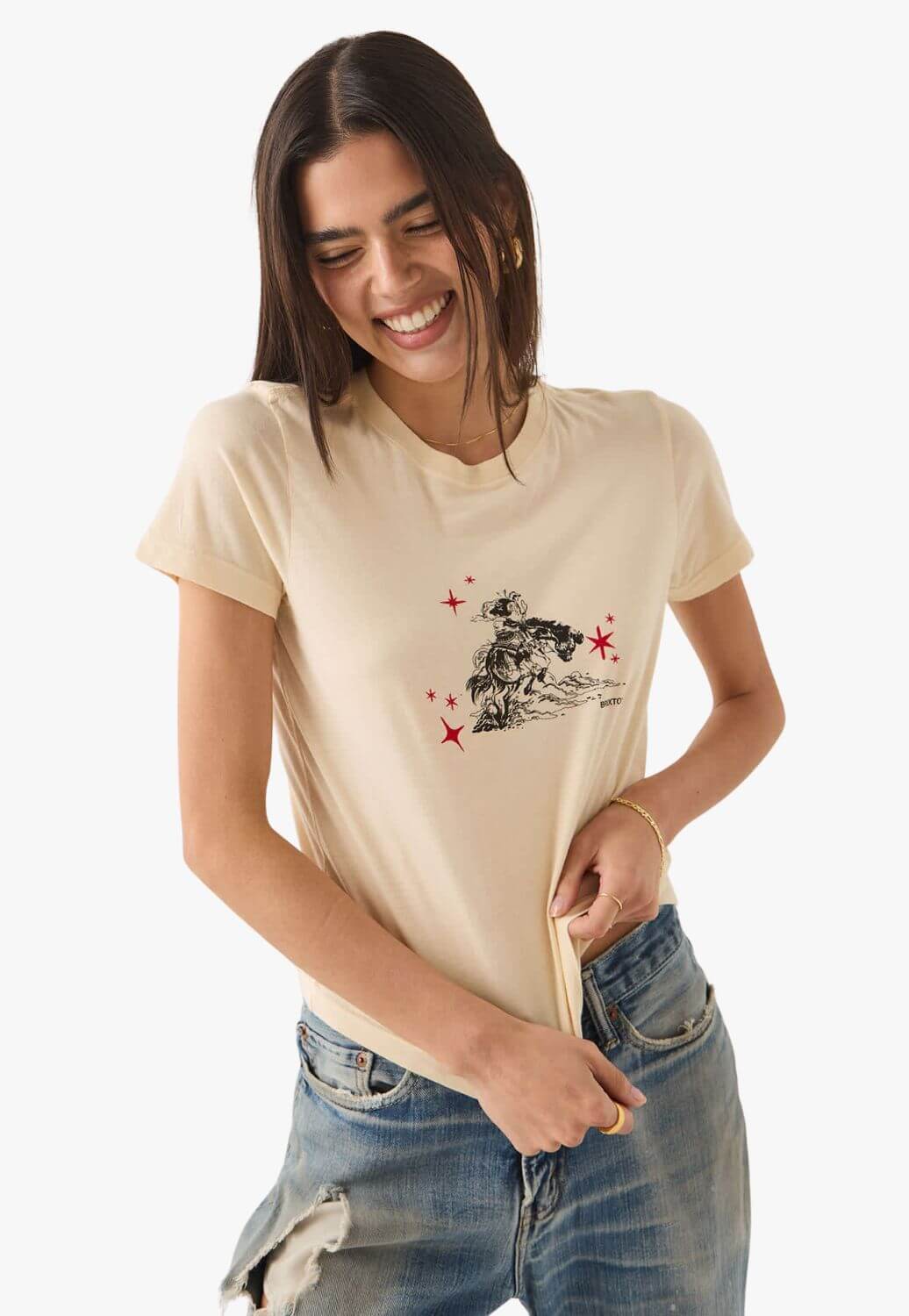 Brixton Womens Mid Century Slim T-Shirt