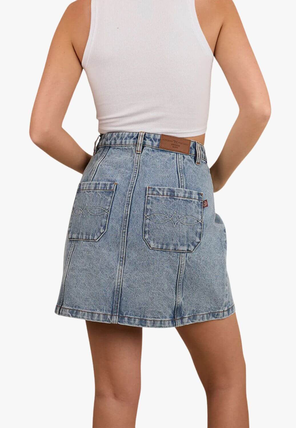 Ringers Western Womens Johanna Denim Skirt