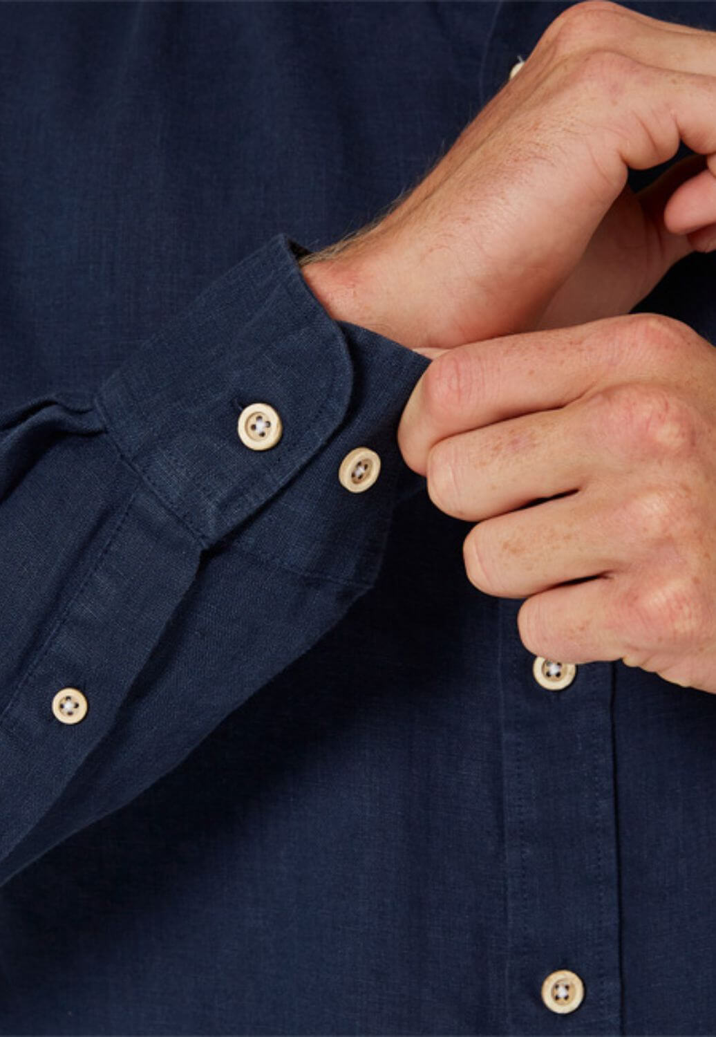 Pilbara Mens Linen Long Sleeve Shirt