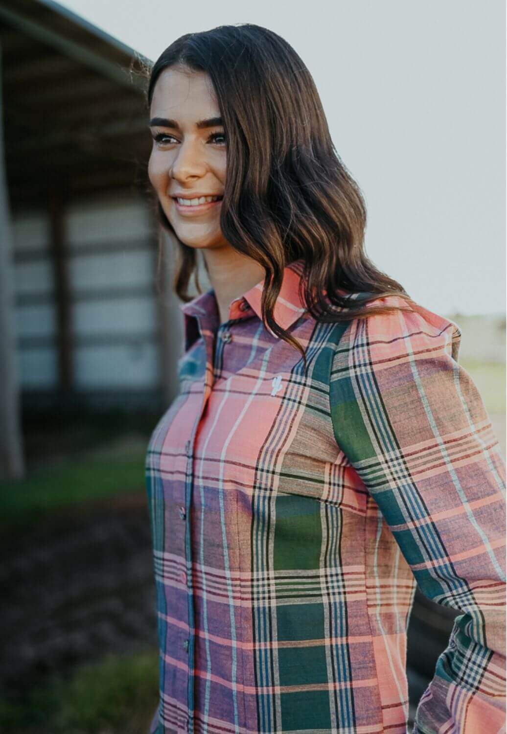 Gringa Denim Womens Trixie Long Sleeve Shirt