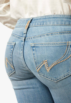 Ariat Womens Giovana Mid Rise Slim Trouser Jean 10065886