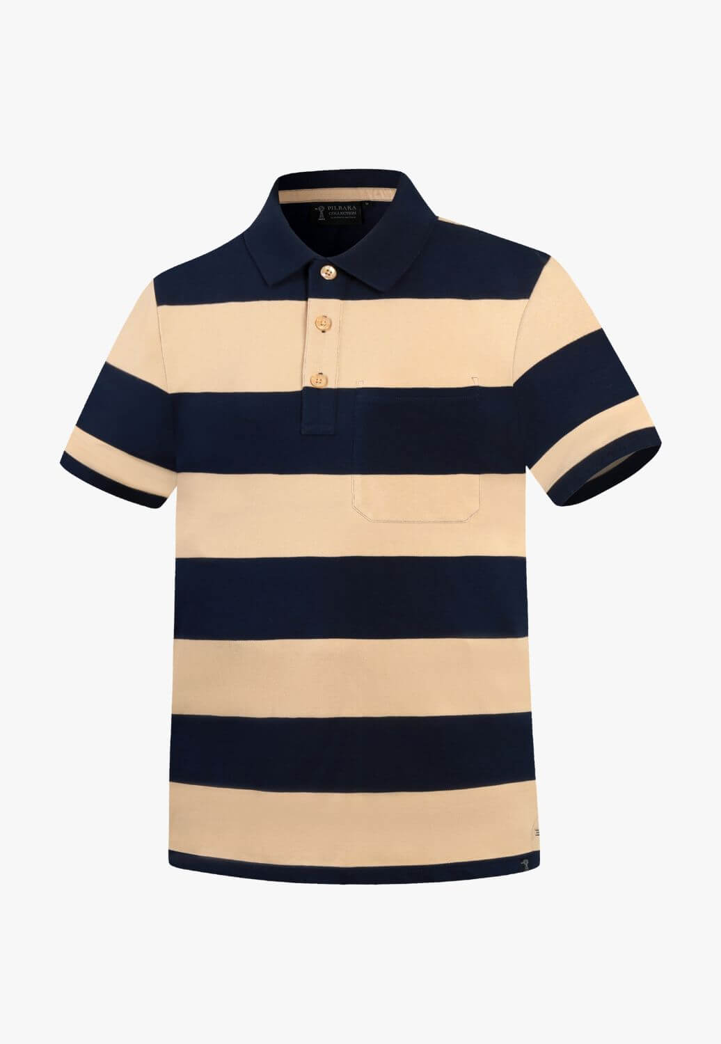 Pilbara Mens Y/D Striped Polo