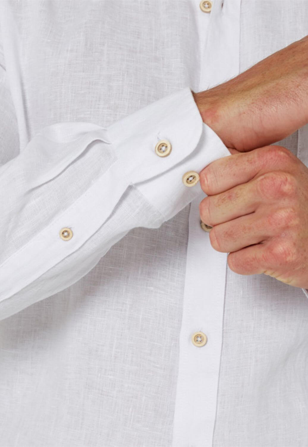 Pilbara Mens Linen Long Sleeve Shirt