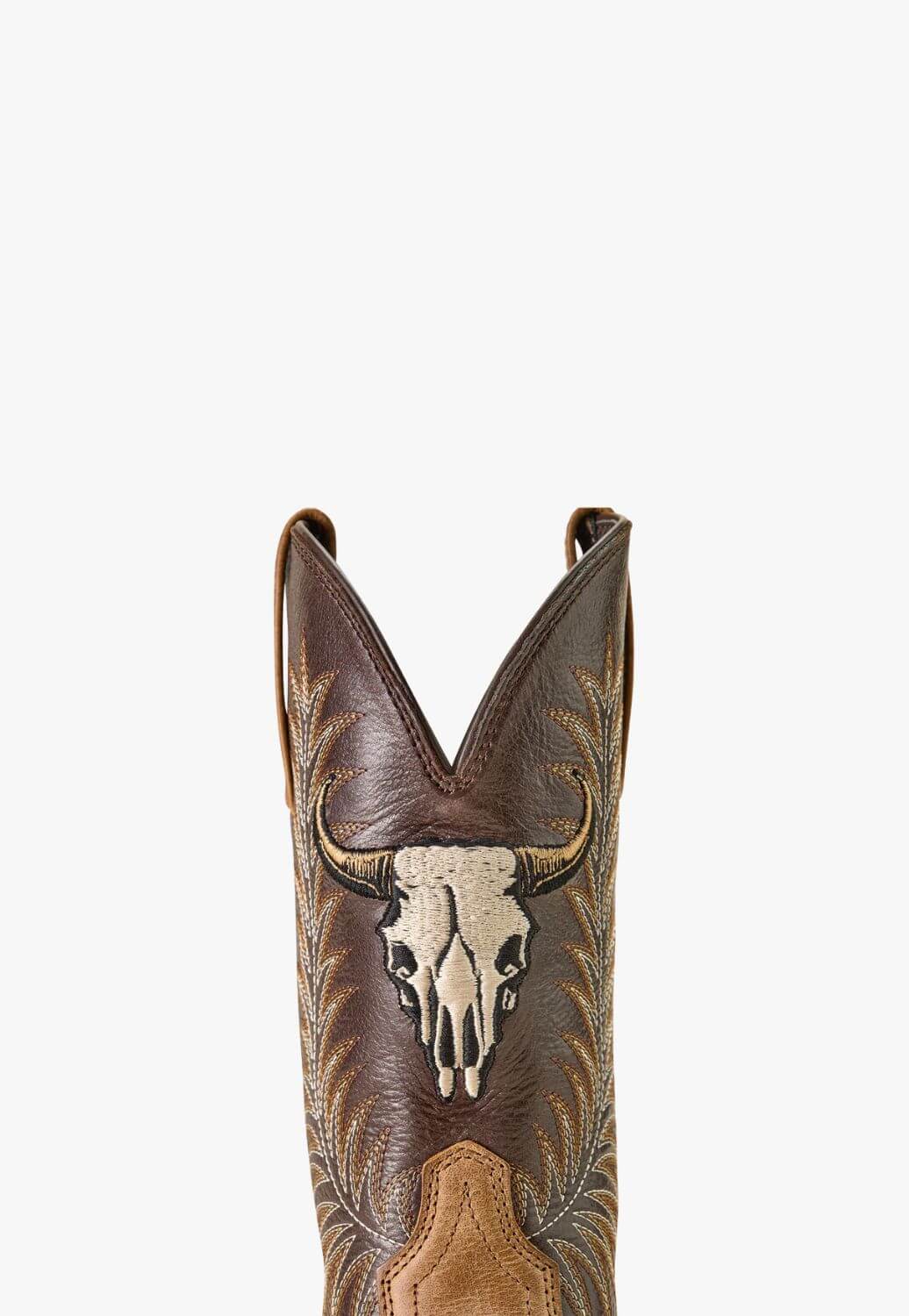 Ariat Mens Sport Steer Skull Wide Square Toe Top Boot