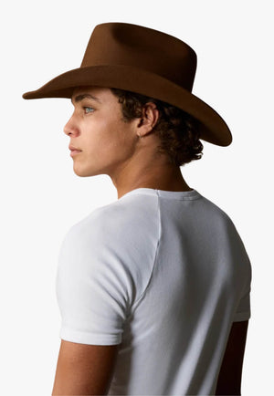Akubra Big Sky Felt Hat Coffee