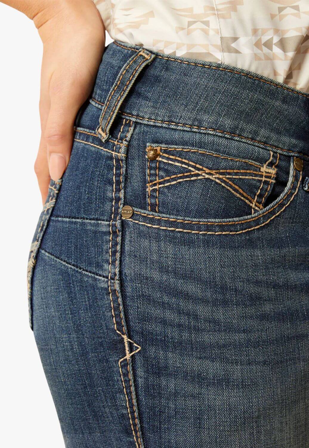 Ariat Womens Mid Rise Stretch Sonia Boot Cut Jean