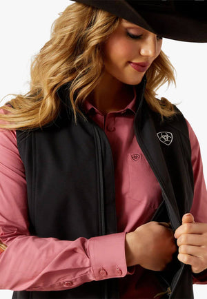 Ariat Womens Logo Softshell Vest