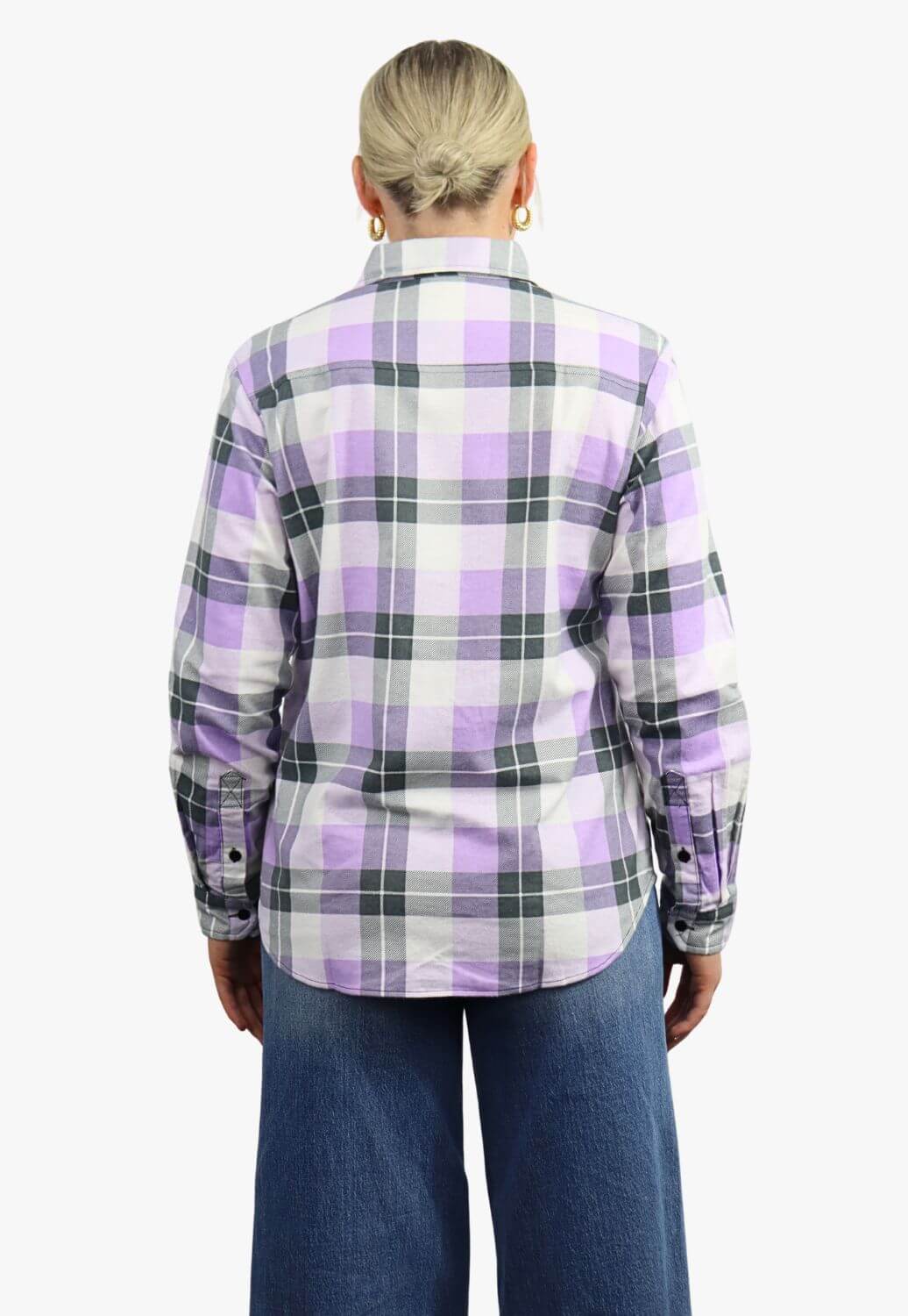 Ritemate Womens Open Front Flannelette Shirt