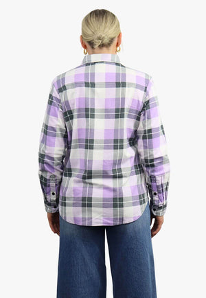 Ritemate Womens Open Front Flannelette Shirt