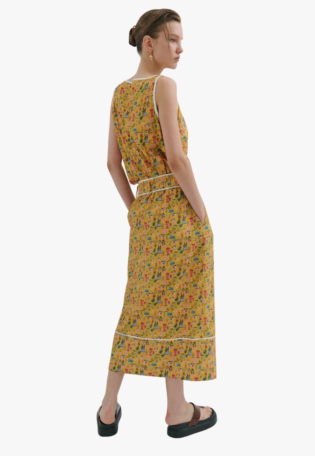 Maevarii Womens Alice Midi Skirt