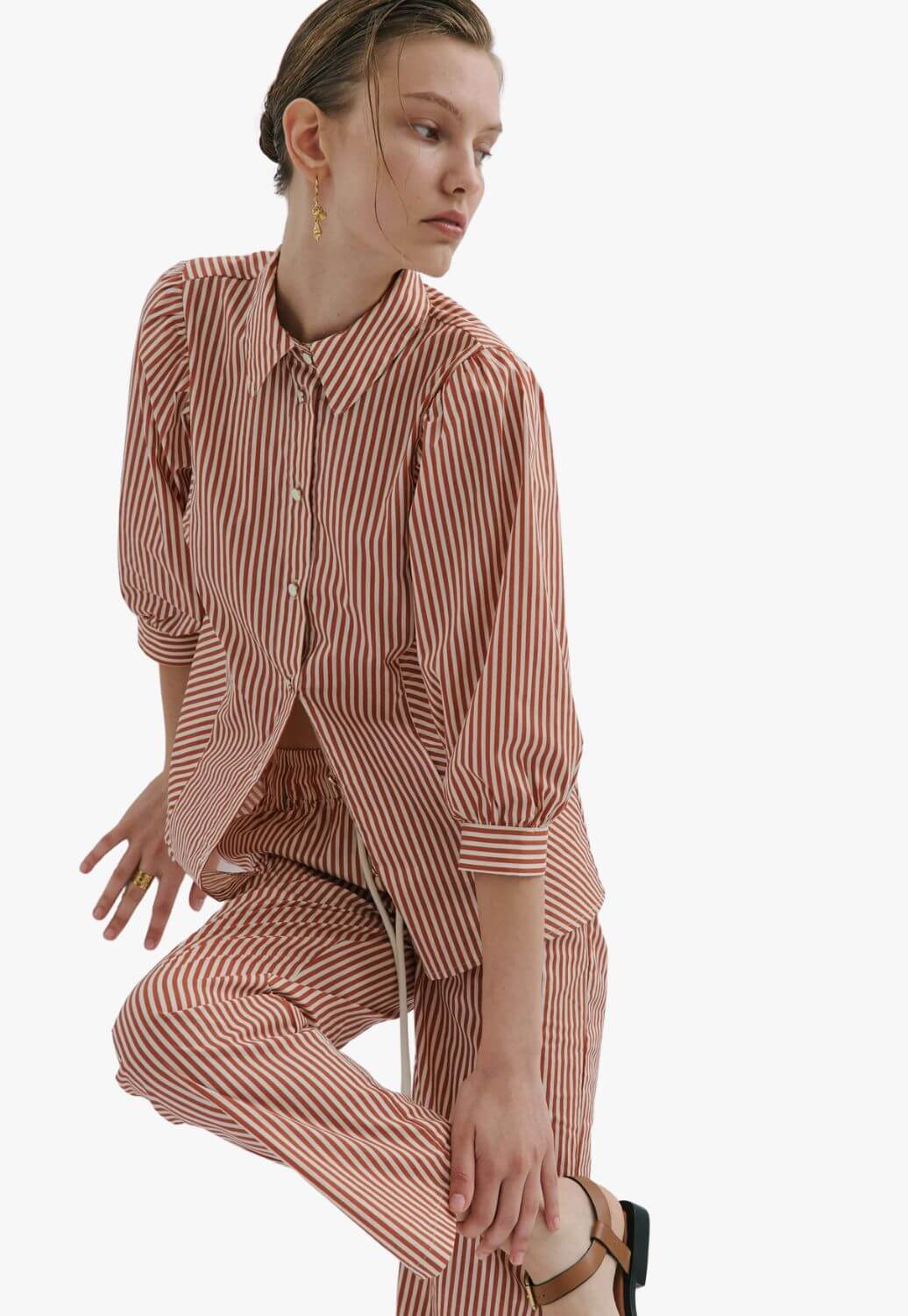 Maevarii Womens Tillie Stripe Shirt