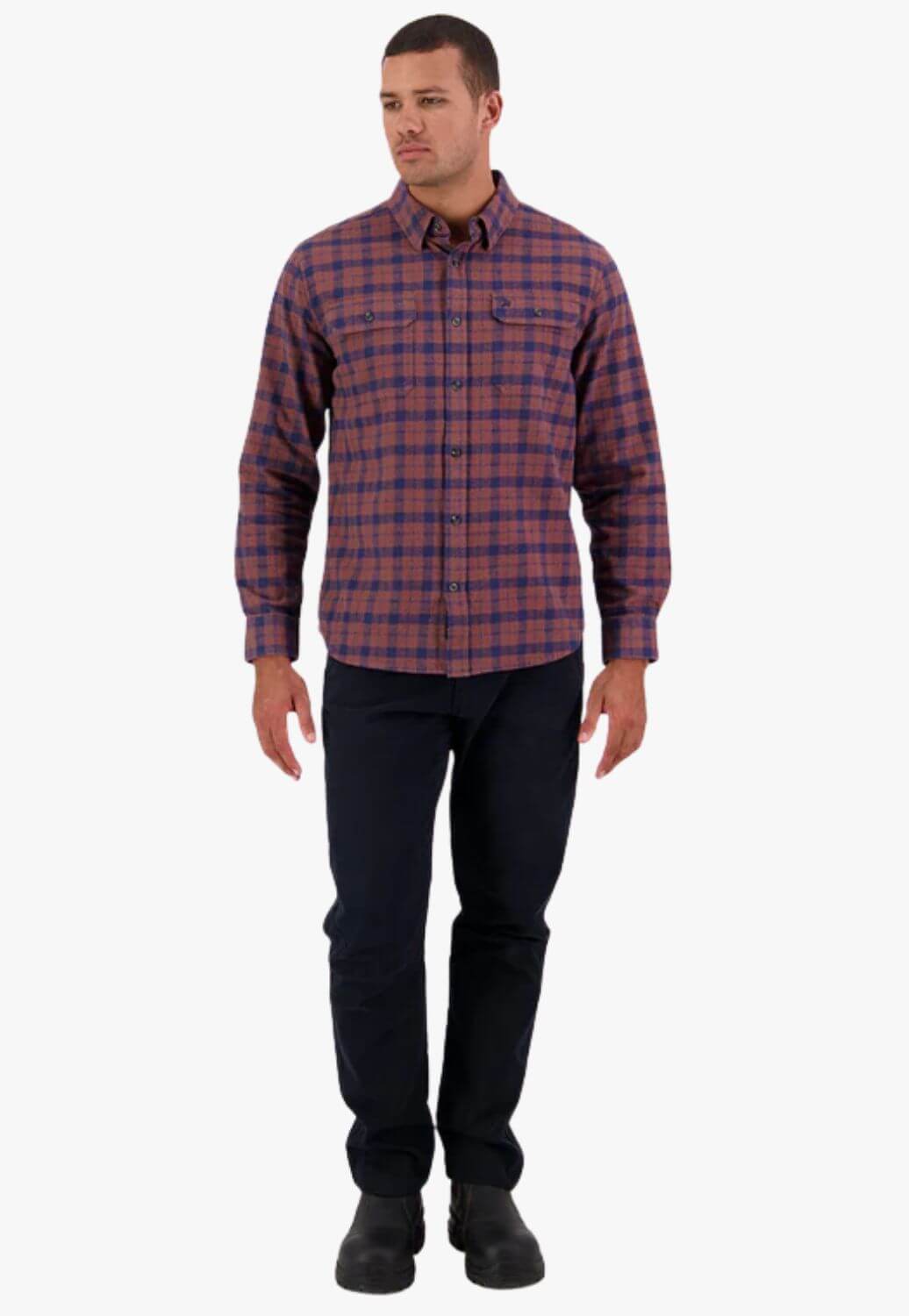 Swanndri Mens Queensbury Long Sleeve Shirt