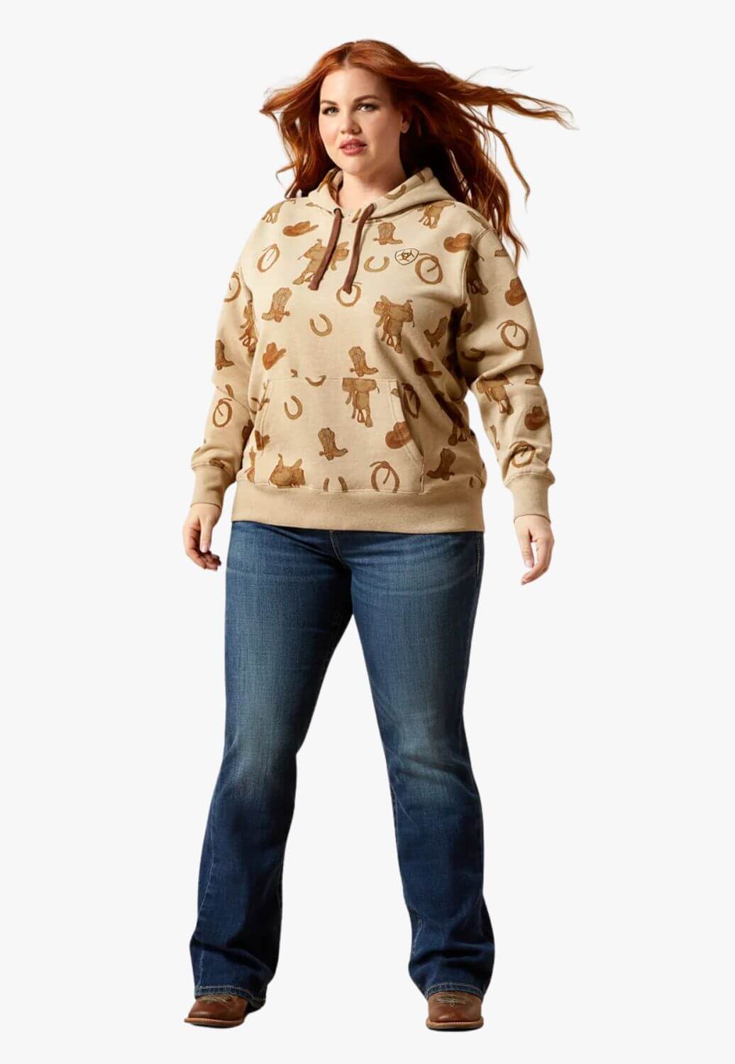 Ariat Womens Printed Hoodie