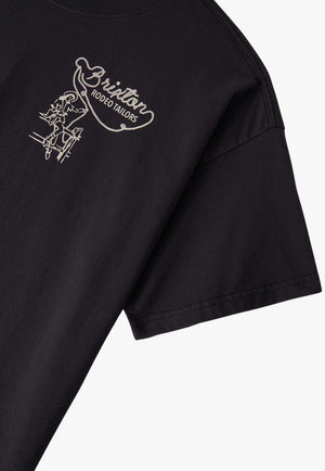 Brixton Womens Rodeo Tailors Boxy Crop T-Shirt