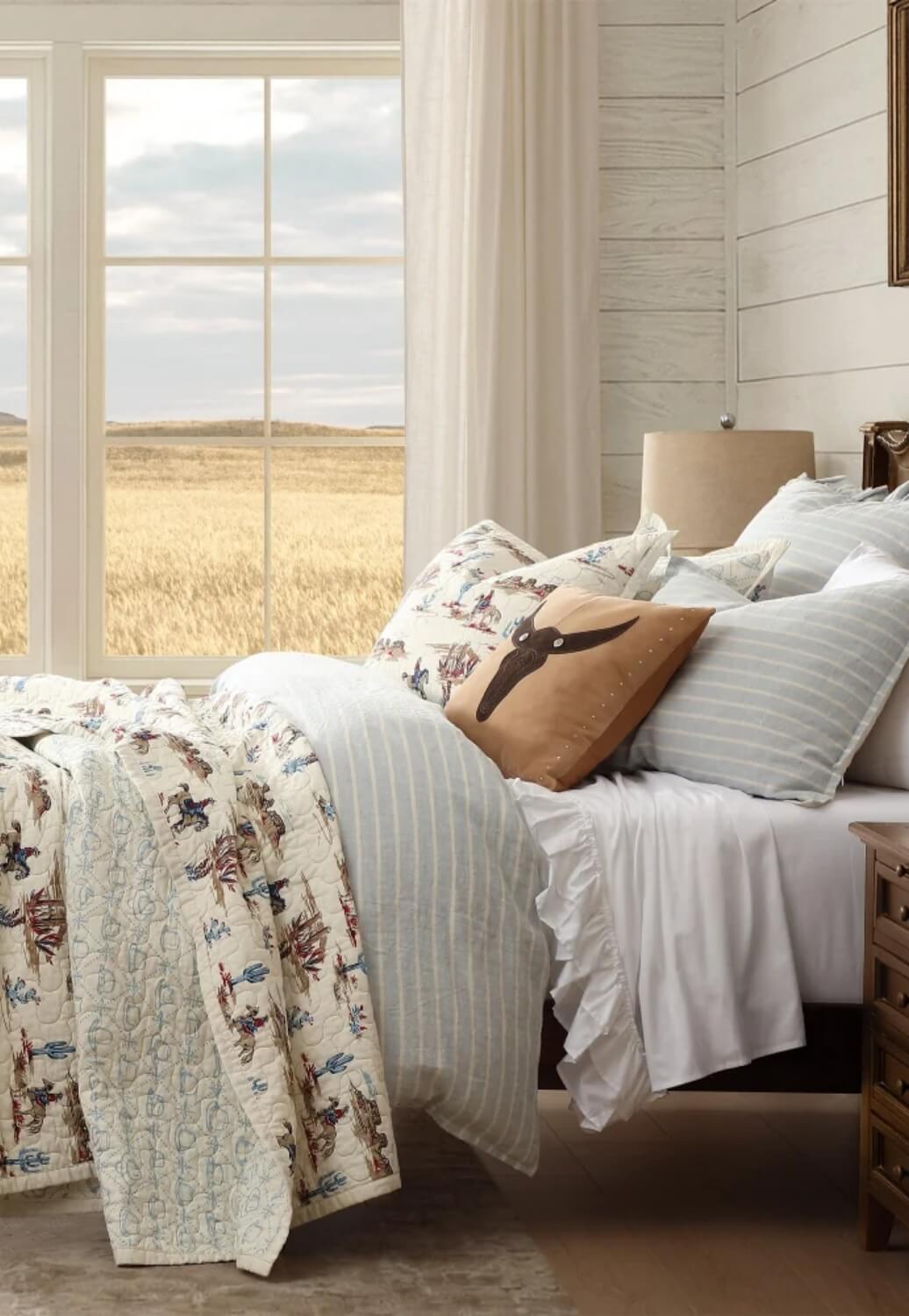 HiEnd Accent Desert Trail Reversible Single Quilt Set