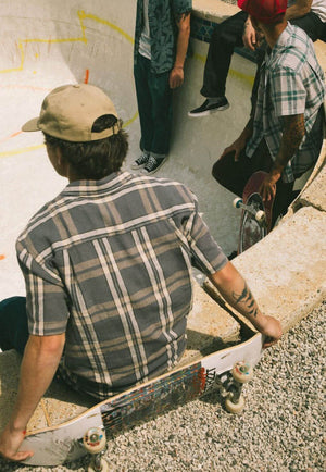 Brixton Mens Charter Linen Shirt