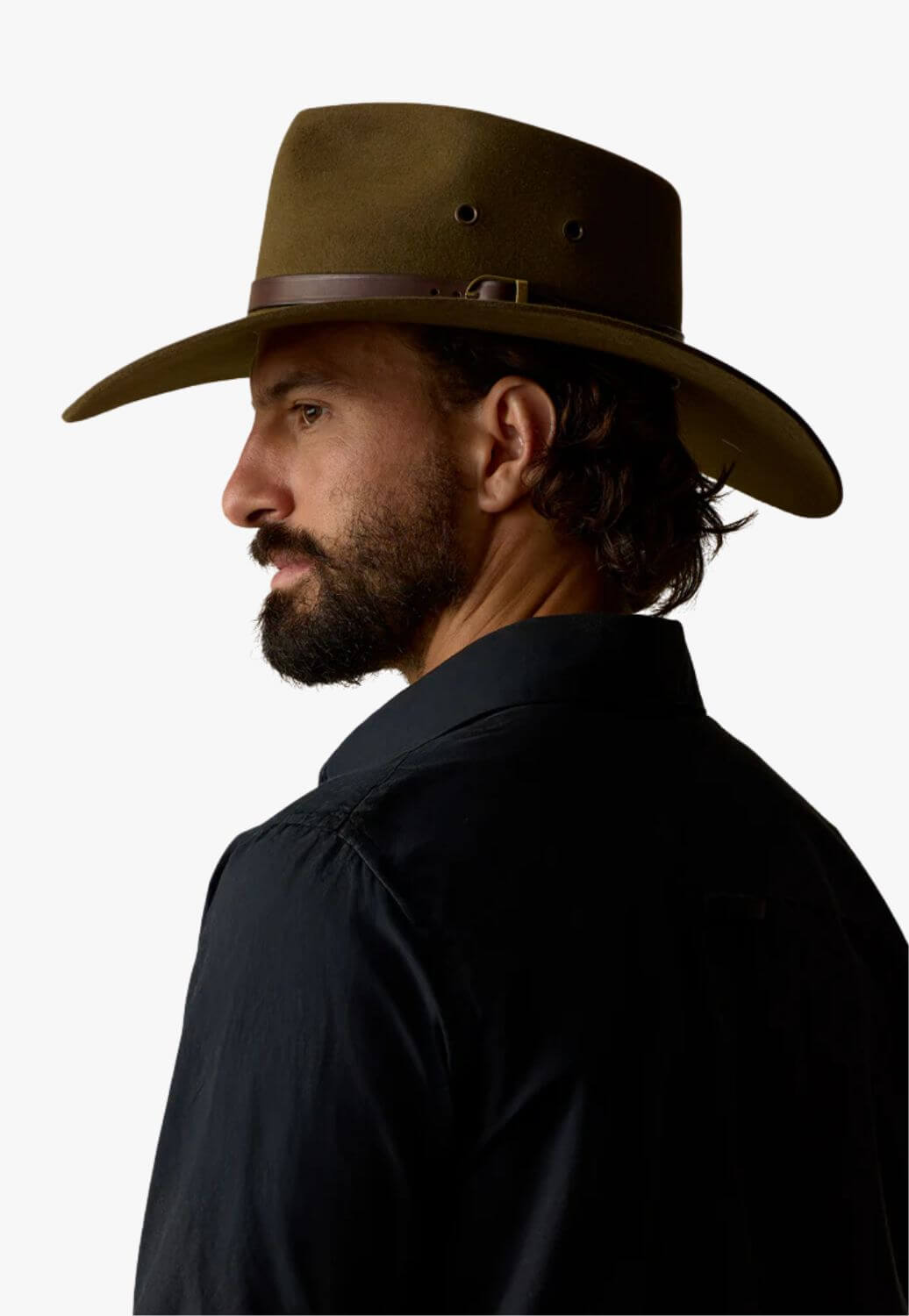 Akubra Territory Felt Hat Khaki