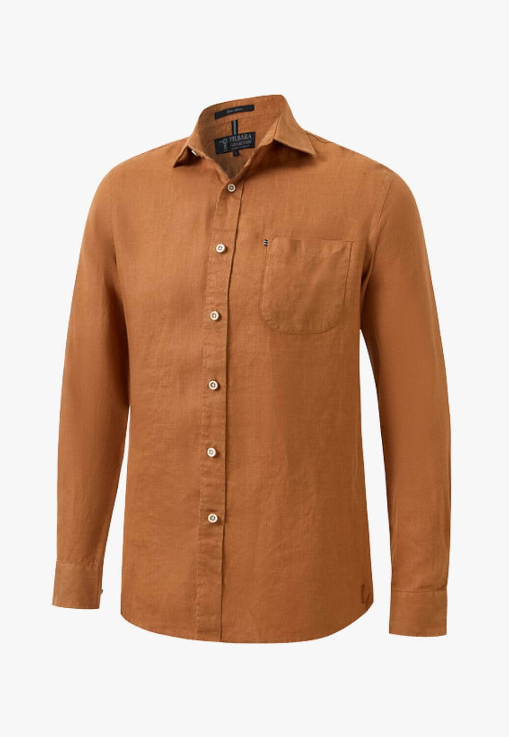 Pilbara Mens Linen Long Sleeve Shirt
