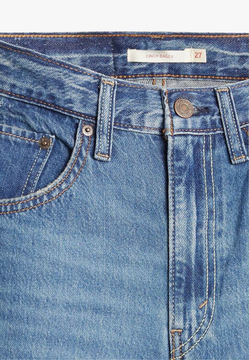 Levi Womens Cinch Baggy Jeans