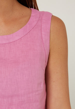 Pilbara Womens Linen Singlet
