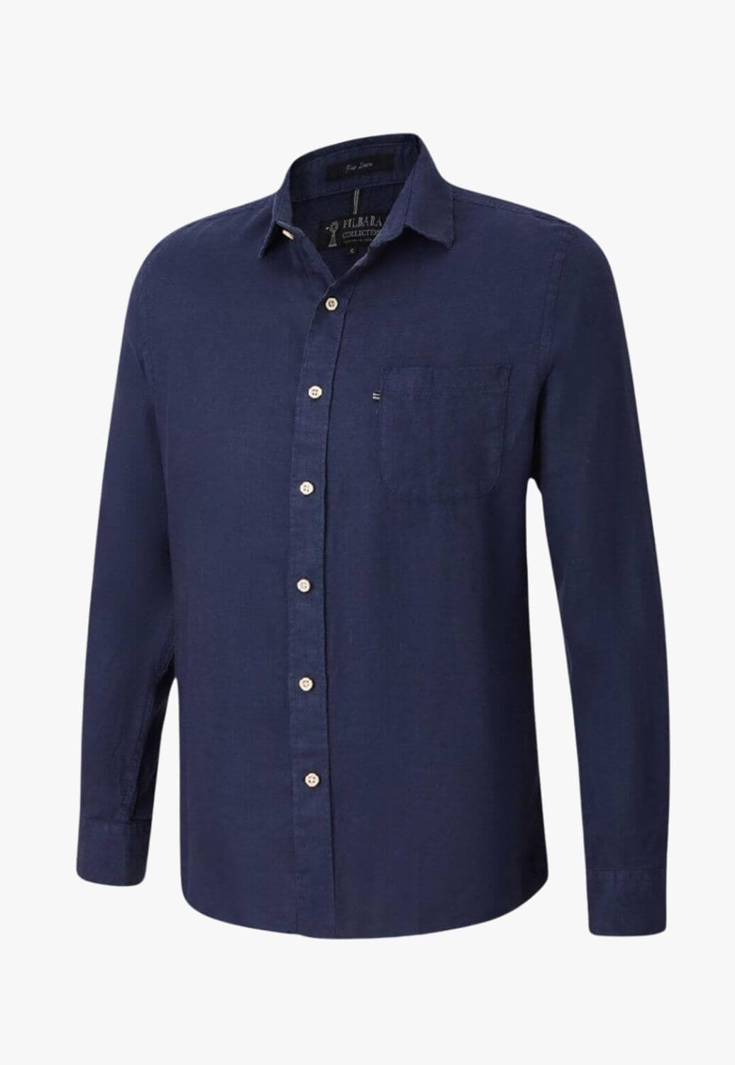 Pilbara Mens Linen Long Sleeve Shirt