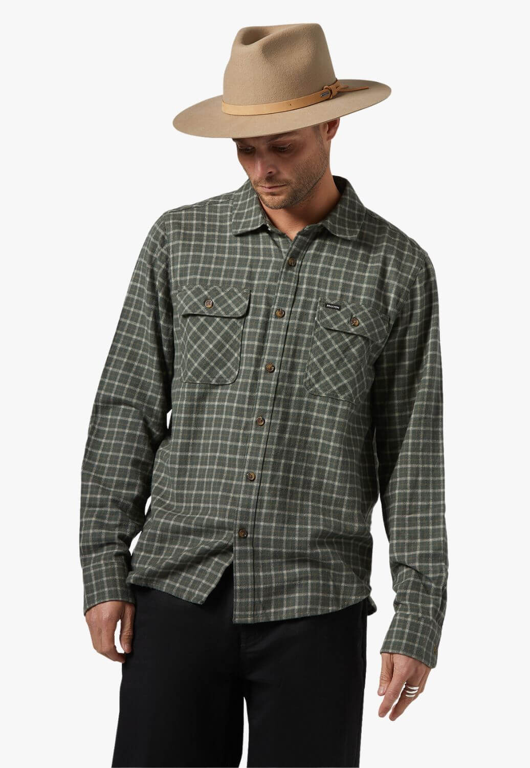 Brixton Hawkins Weather Guard Cowboy Felt Hat