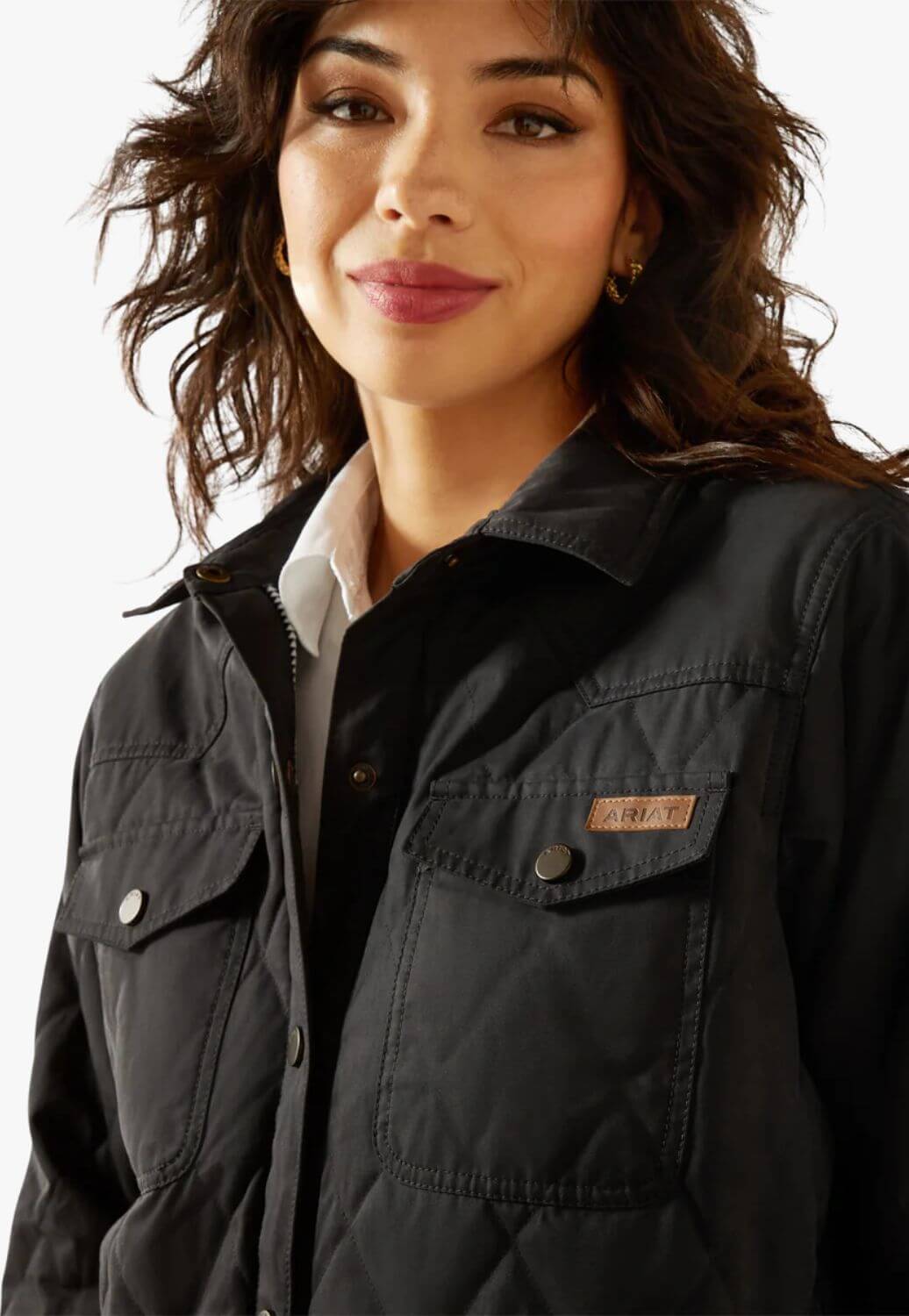 Ariat Womens Grizzly Quilted Barn Jacket