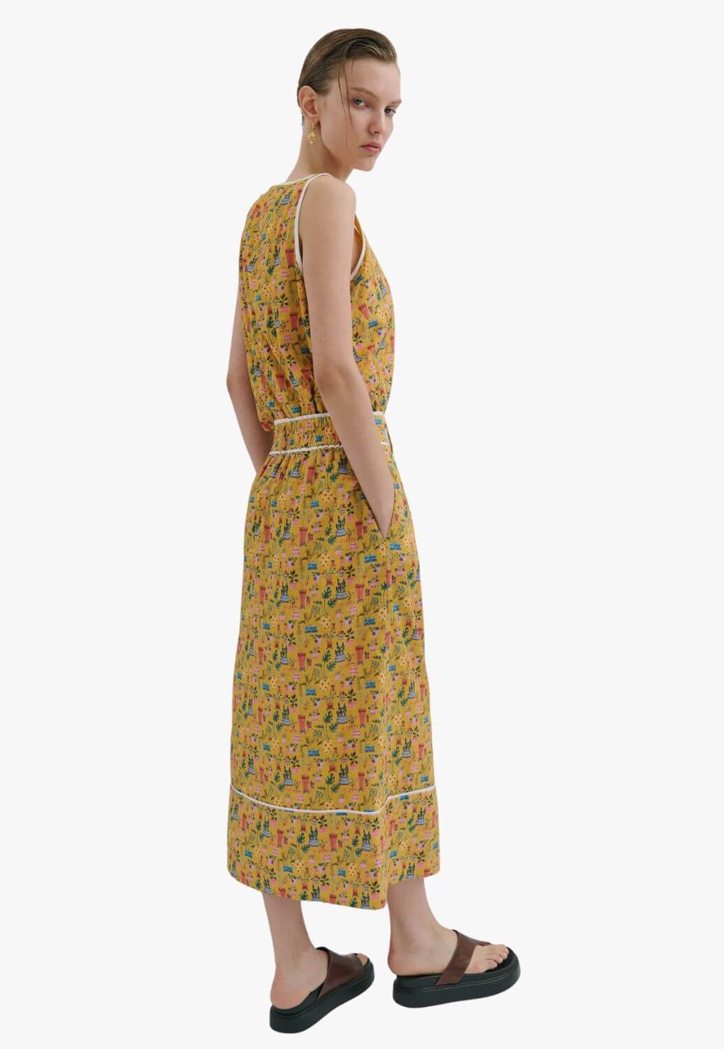 Maevarii Womens Alice Midi Skirt
