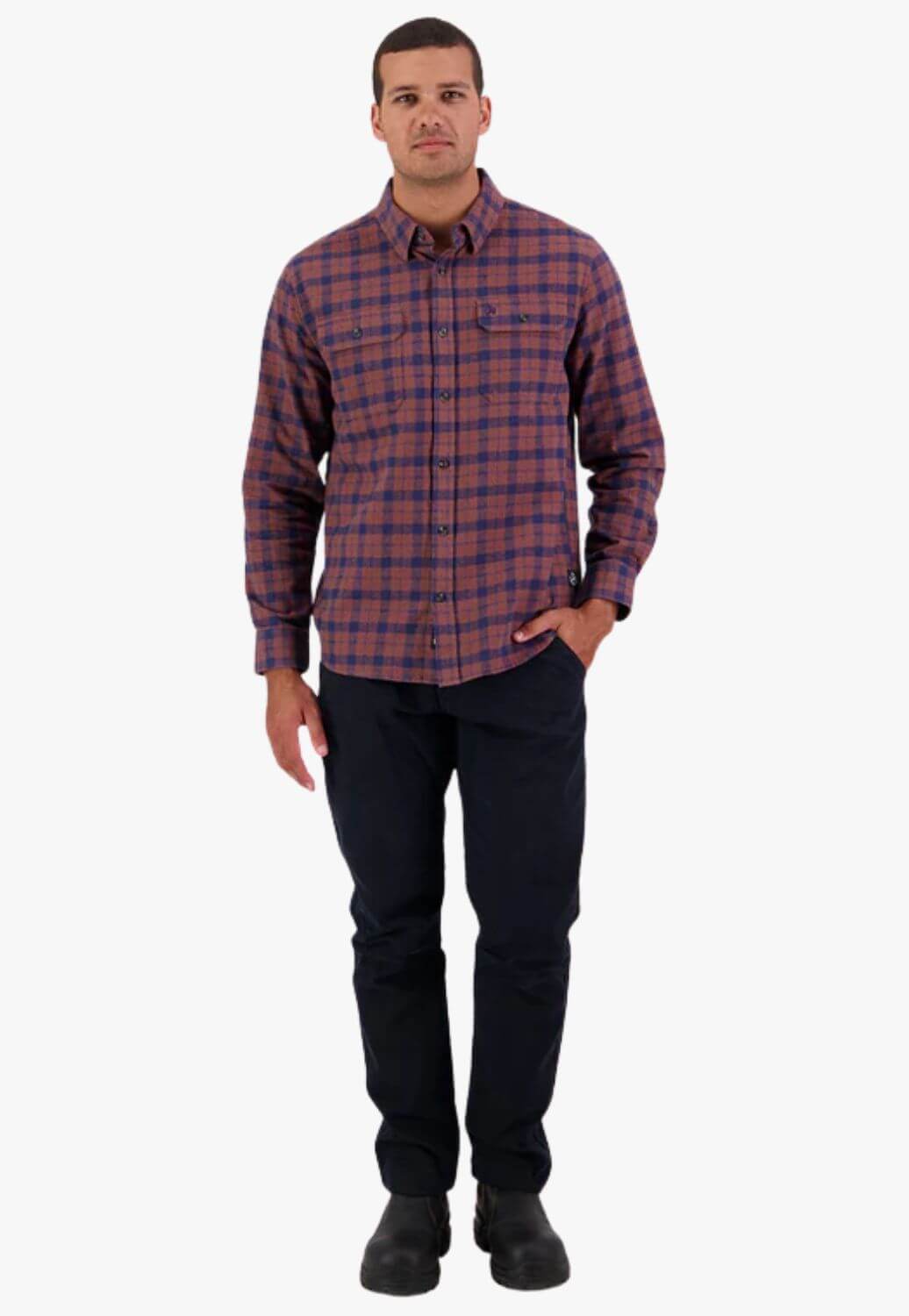 Swanndri Mens Queensbury Long Sleeve Shirt