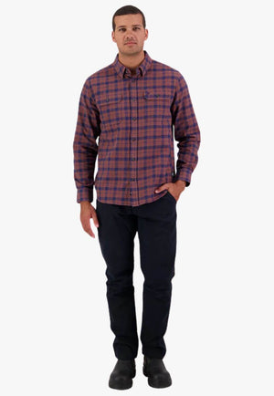 Swanndri Mens Queensbury Long Sleeve Shirt