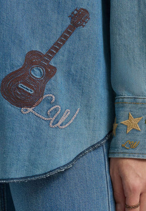 Wrangler X Lainey Wilson Womens Embroidered Shirt