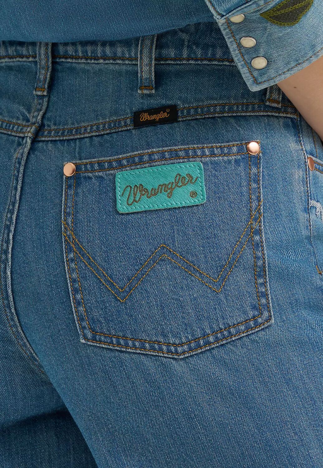 Wrangler X Lainey Wilson Womens Cheeky Wide Leg Jean
