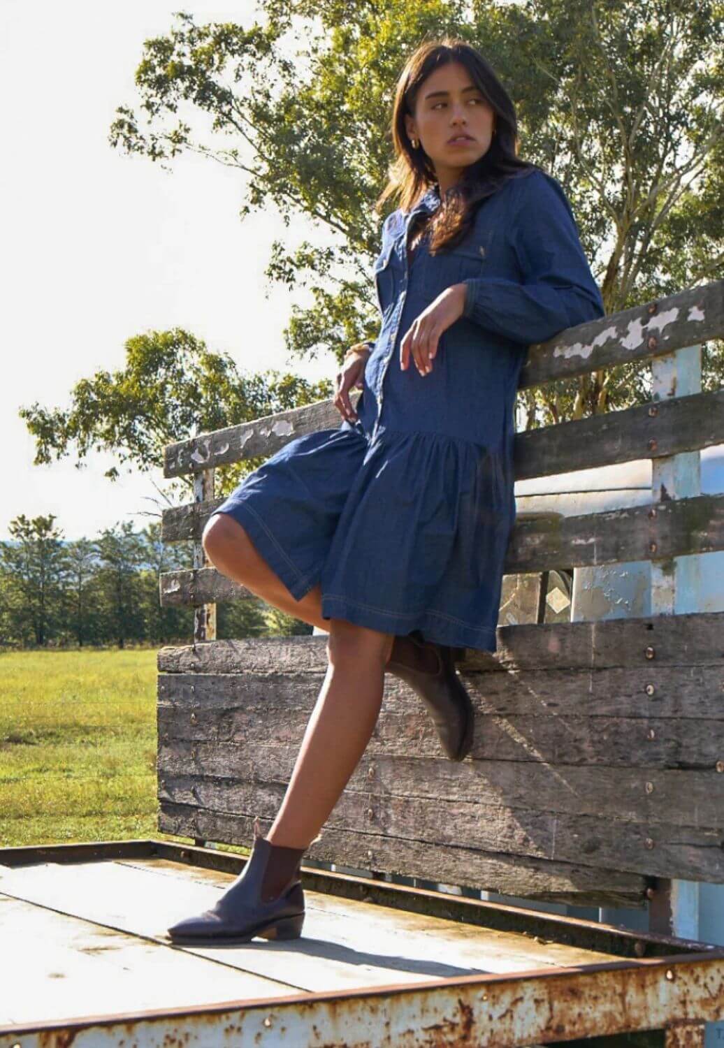 Zjoosh Indie Denim Dress