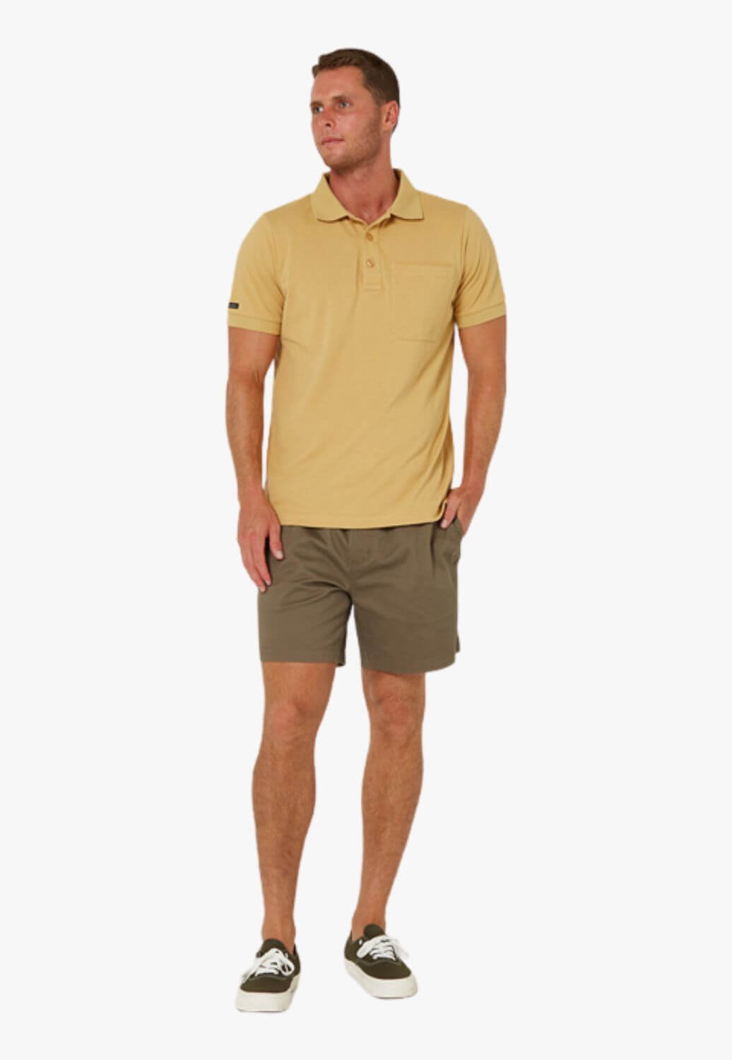 Pilbara Mens Cotton Stretch Walk Short