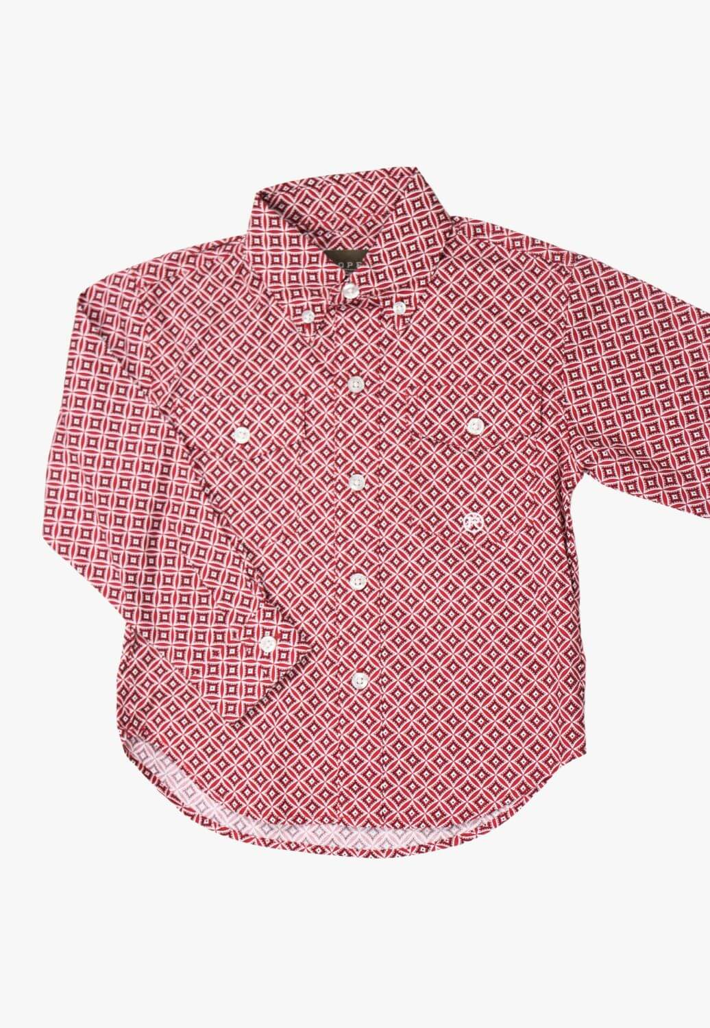 Roper Boys Amarillo Collection Long Sleeve Shirt