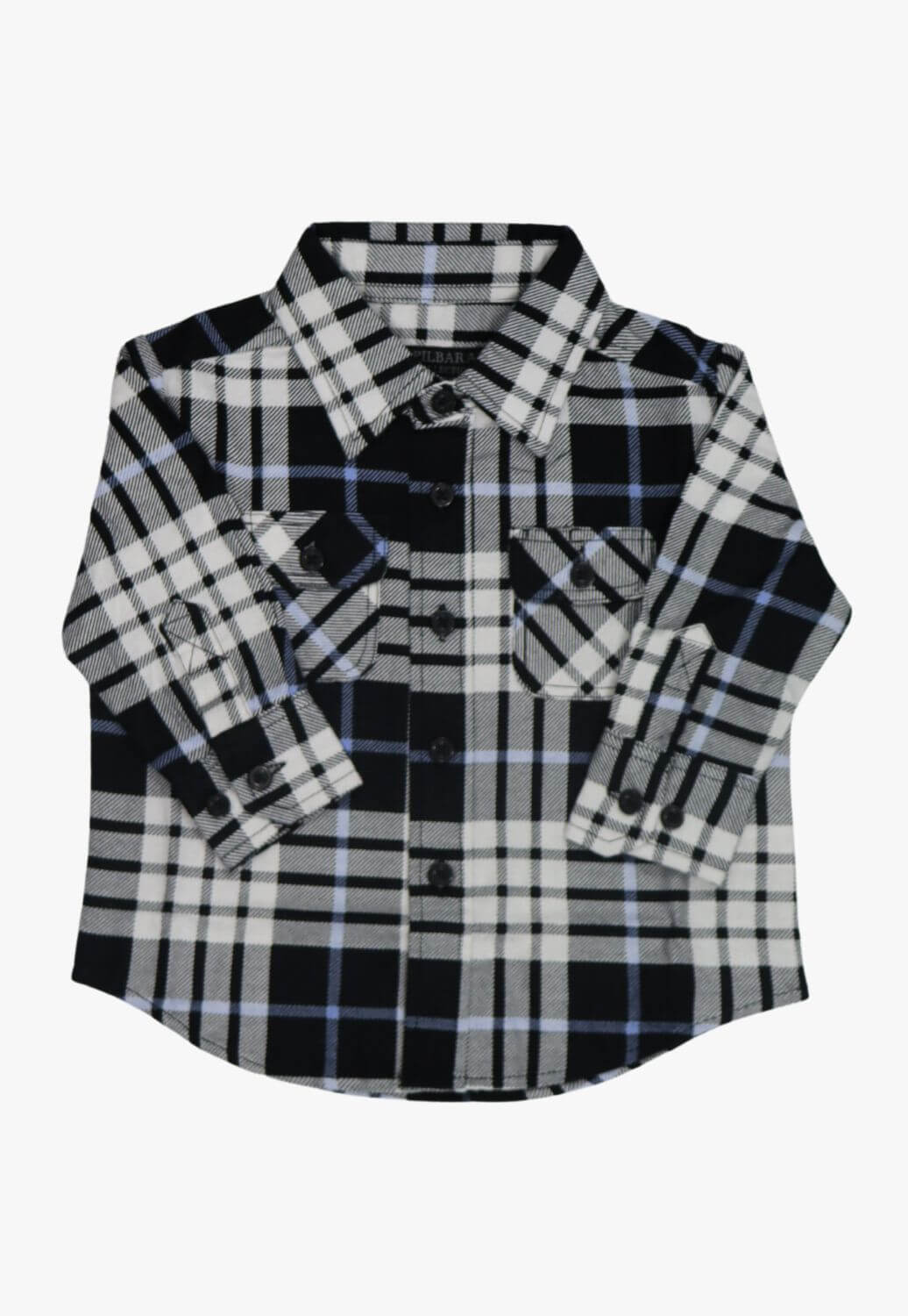 Pilbara Kids Open Front Flannelette Shirt