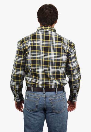 Pilbara Mens Closed Front Flannelette Shirt