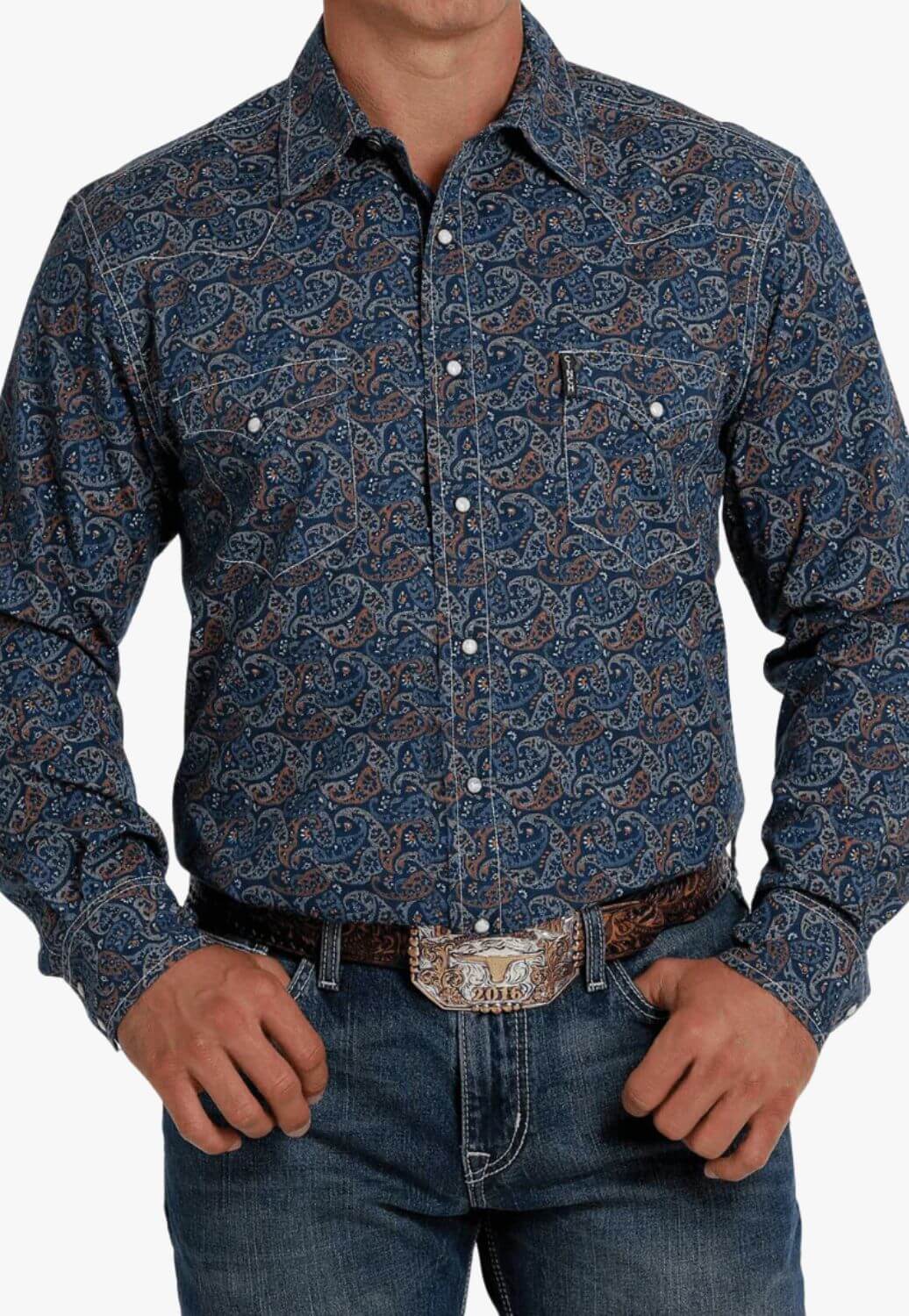 Cinch Mens Modern Fit Long Sleeve Shirt