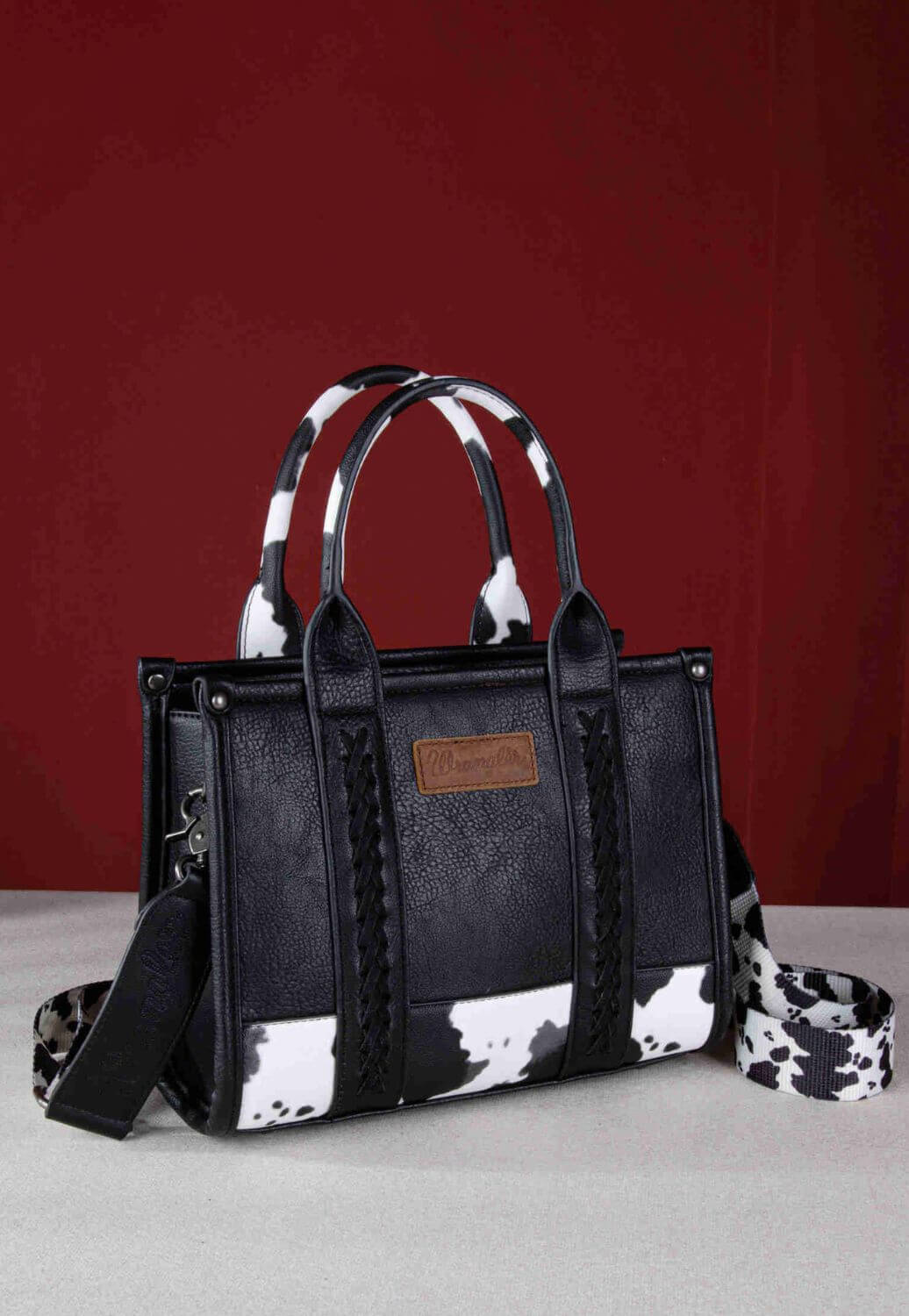 Wrangler Cow Print Crossbody Bag